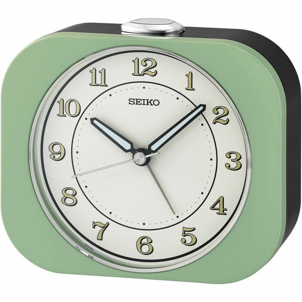Seiko Analog Quartz Tabletop Clock with Alarm Wayfair